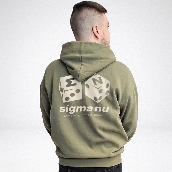 Sigma Nu Lucky Roll Graphic Hoodie