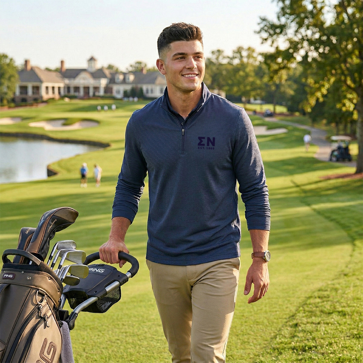Sigma Nu PGA Tour Mulligan Master 1/4 Zip – Sigma Nu Official Store