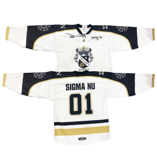 New! Sigma Nu Sublimated Hockey Jersey