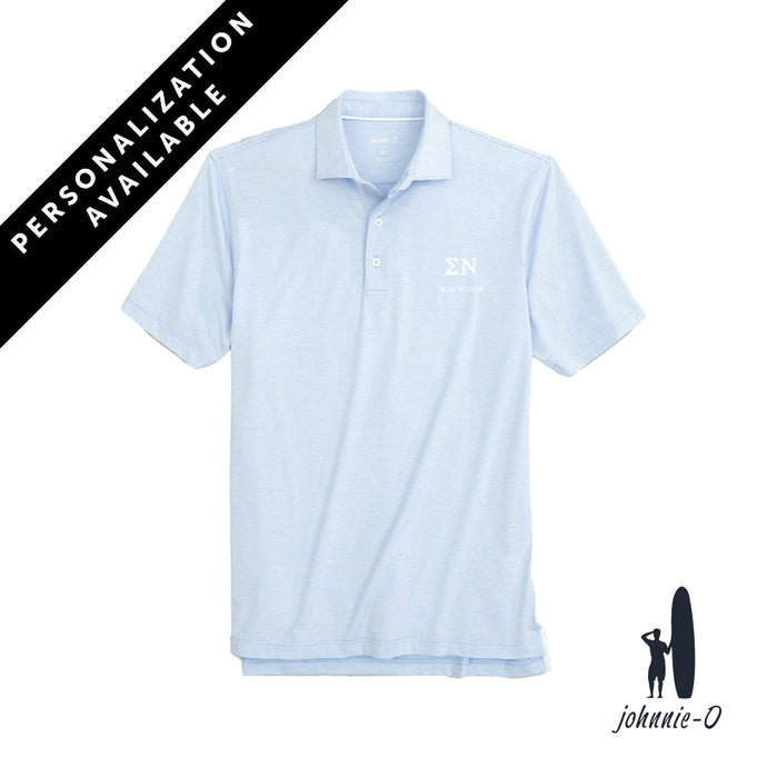 Sigma Nu Personalized Johnnie-O Striped Polo