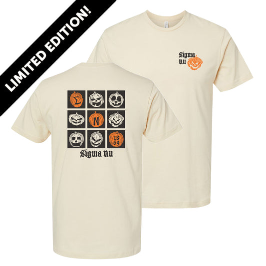 New! Sigma Nu Jack-O-Letter Tee