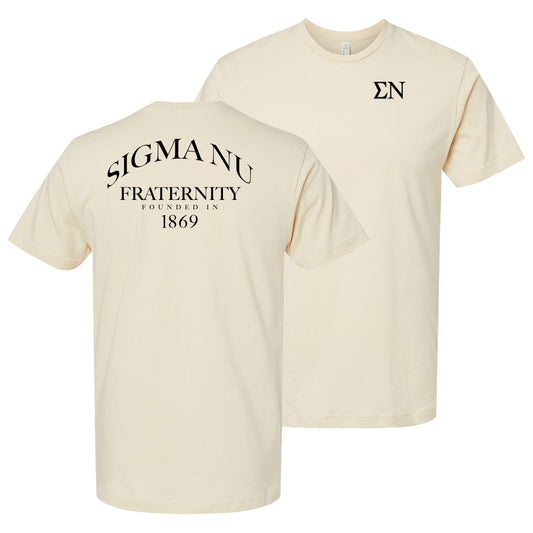Sigma Nu Lightweight Heritage Tee.