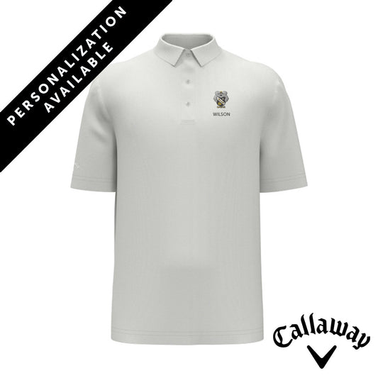 Sigma Nu White Callaway Crest Polo