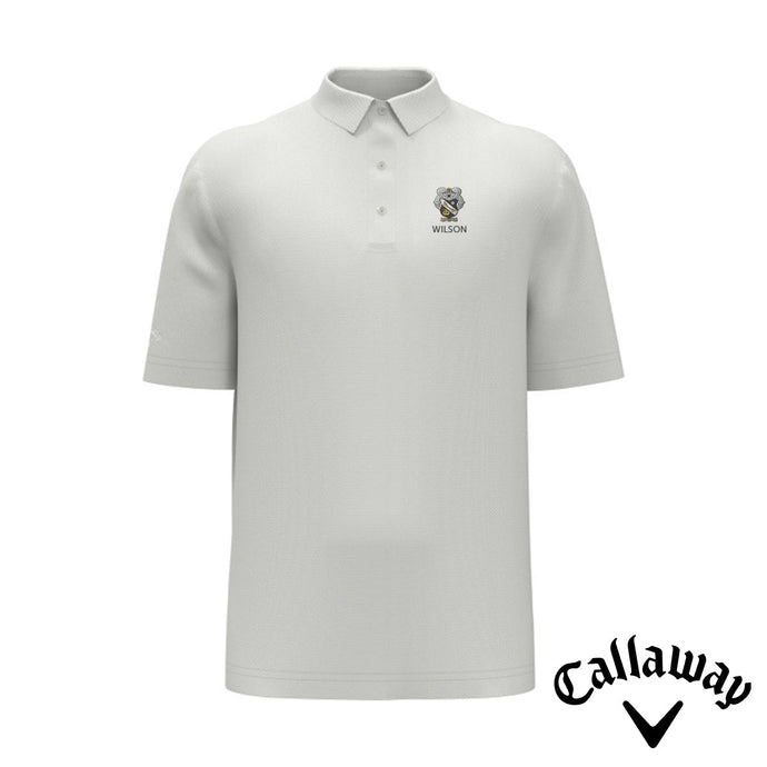 Sigma Nu White Callaway Crest Polo