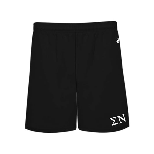 Sigma Nu 5" Black Shorts