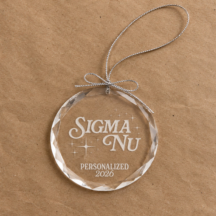New! Sigma Nu 2026 Limited Edition Holiday Ornament