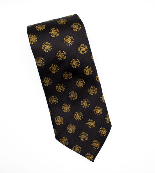 Sigma Nu Badge Silk Tie