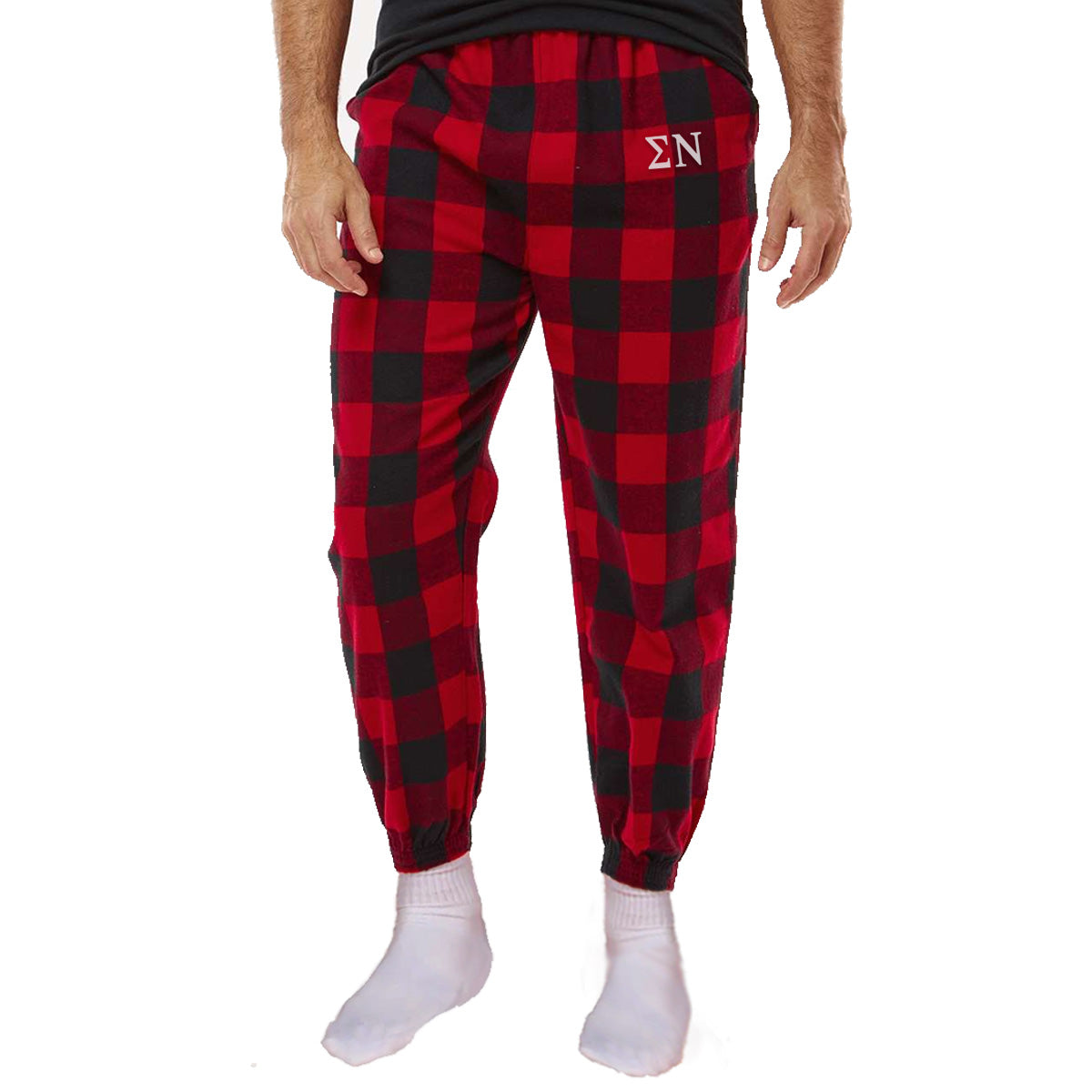 Sigma Nu Flannel Joggers