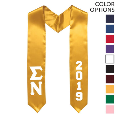 Sigma Nu Pick Your Colors Graduation Stole | Sigma Nu | Apparel > Stoles