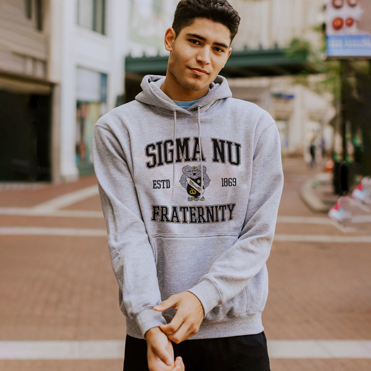 Sigma Nu Classic Crest Hoodie