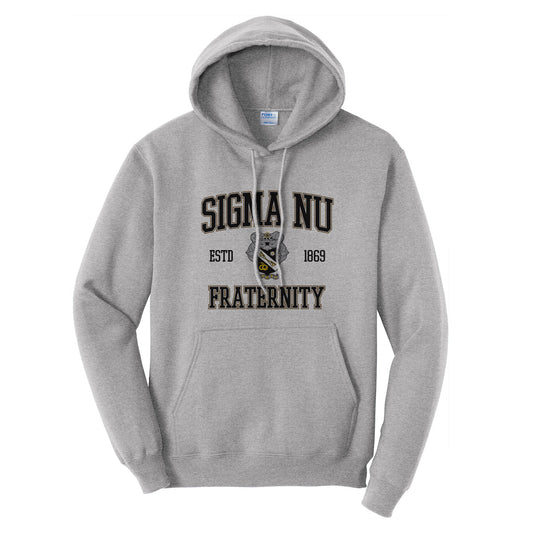 Sigma Nu Classic Crest Hoodie