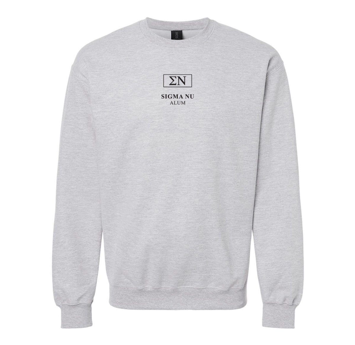 Sigma Nu Alumni Embroidered Greek Letter Crewneck