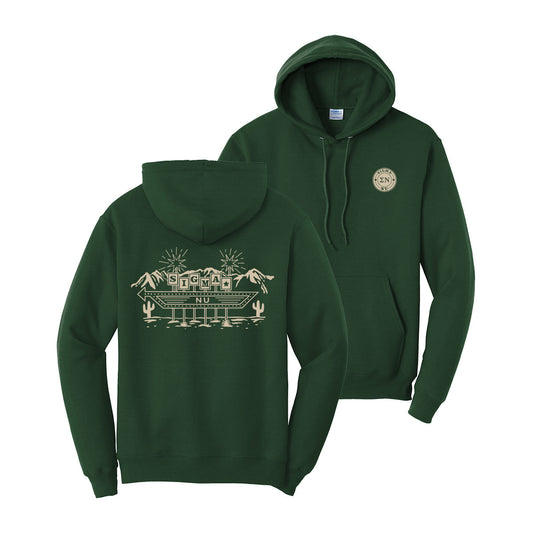 Sigma Nu Western Vintage Motel Hoodie