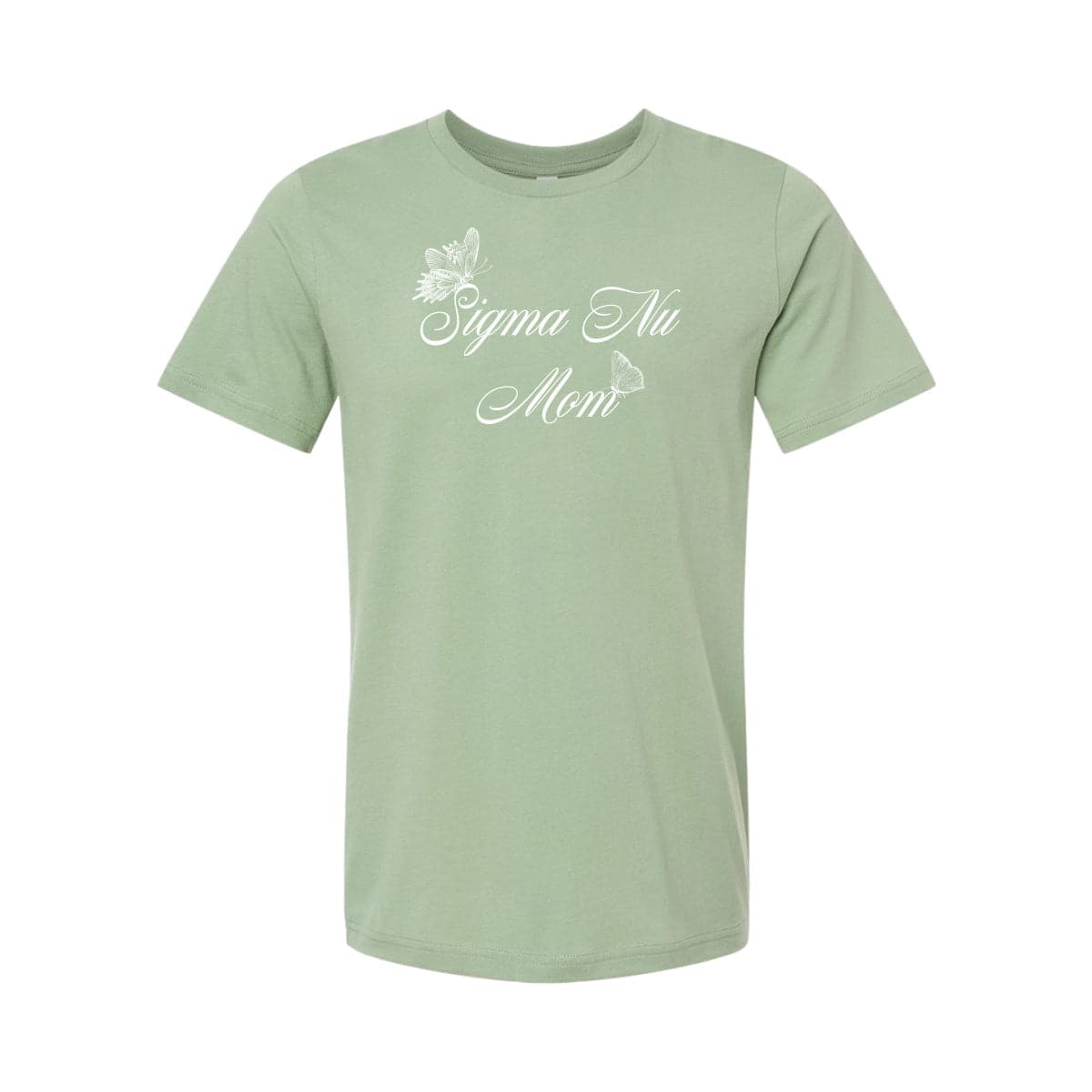 Sigma Nu Sage Green Mom Tee