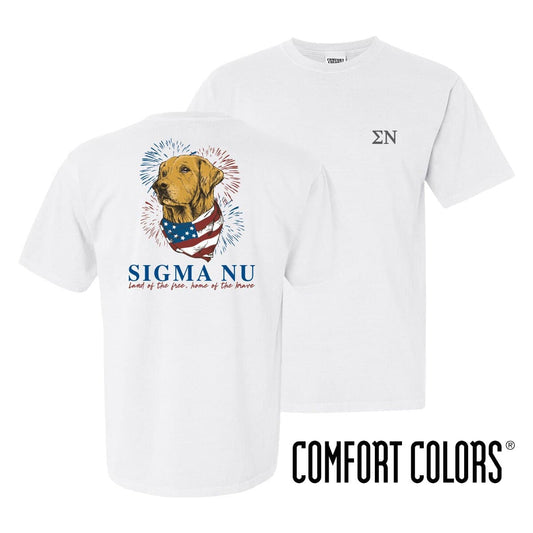 Sigma Nu Comfort Colors USA Retriever Tee | Sigma Nu | Shirts > Short sleeve t-shirts