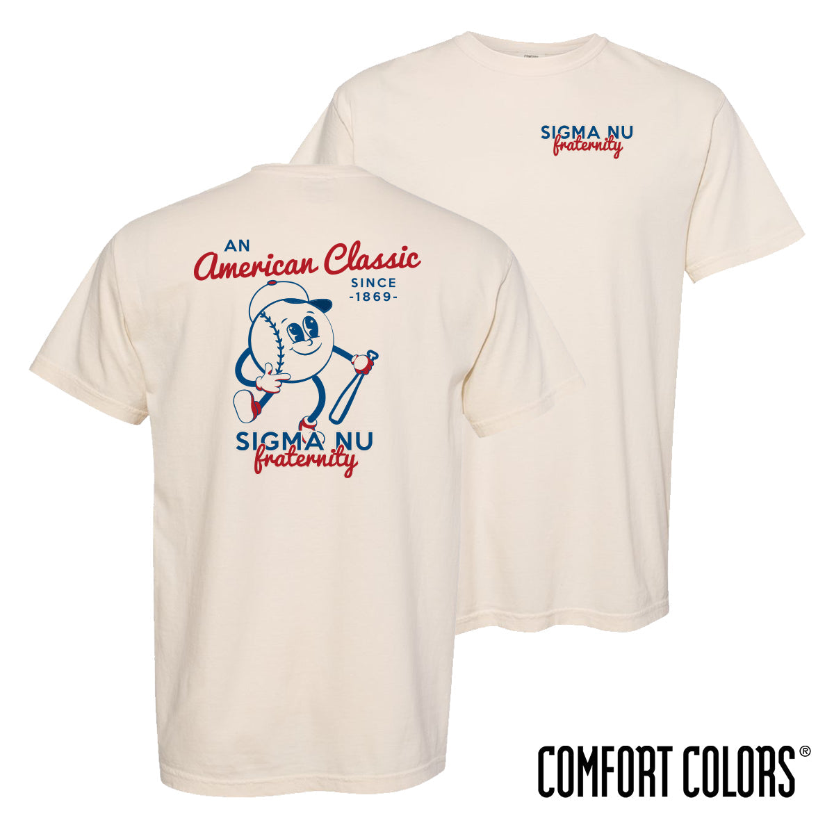 Sigma Nu Comfort Colors American Classic Short Sleeve Tee