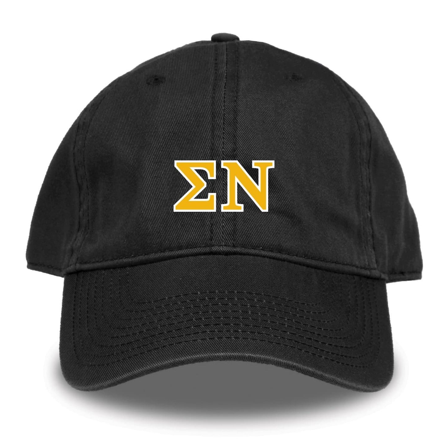 Sigma Nu Black Hat | Sigma Nu | Headwear > Billed hats