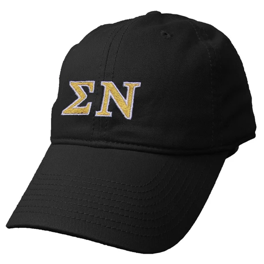 Sigma Nu Black Hat | Sigma Nu | Headwear > Billed hats