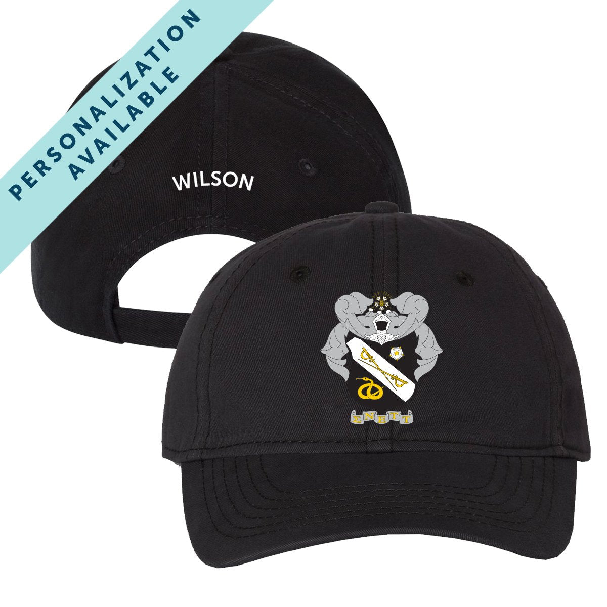 Sigma Nu Classic Crest Ball Cap | Sigma Nu | Headwear > Billed hats