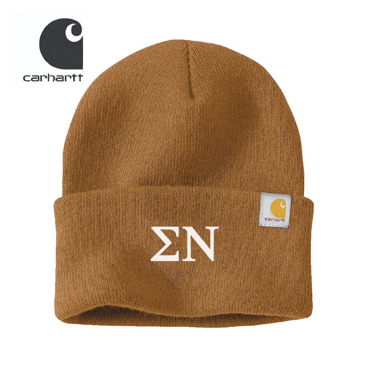 Sigma Nu Brown Carhartt Beanie