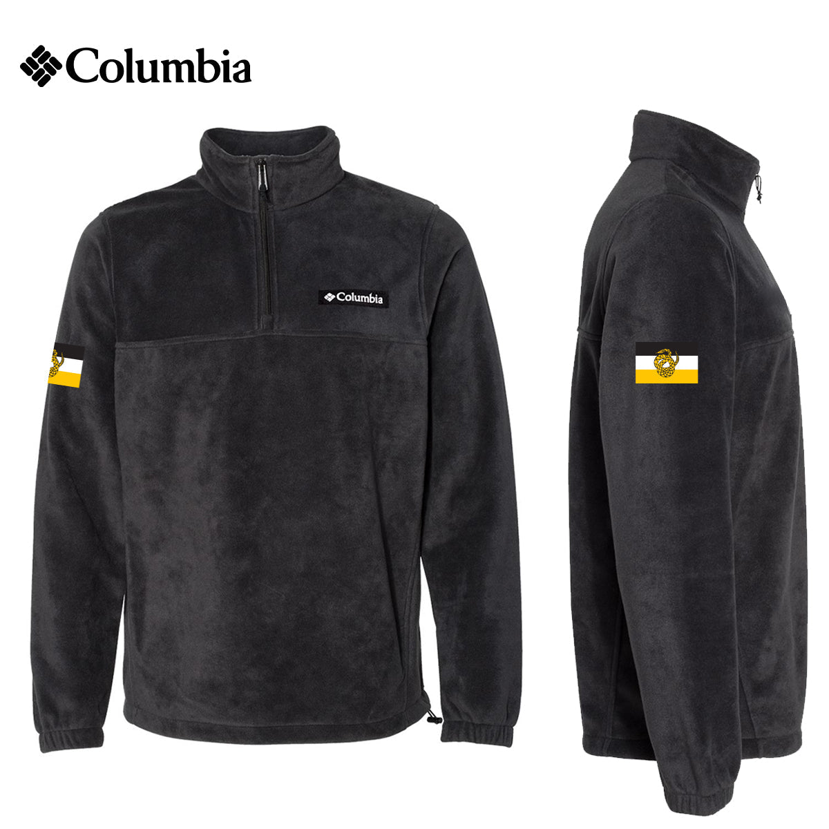 Sigma Nu Columbia Embroidered Flag Quarter Zip