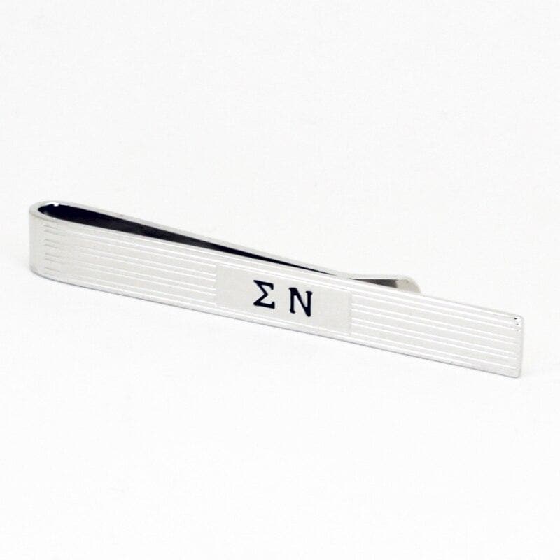 Sigma Nu Silver Tie Clip Bar | Sigma Nu | Ties > Tie clips