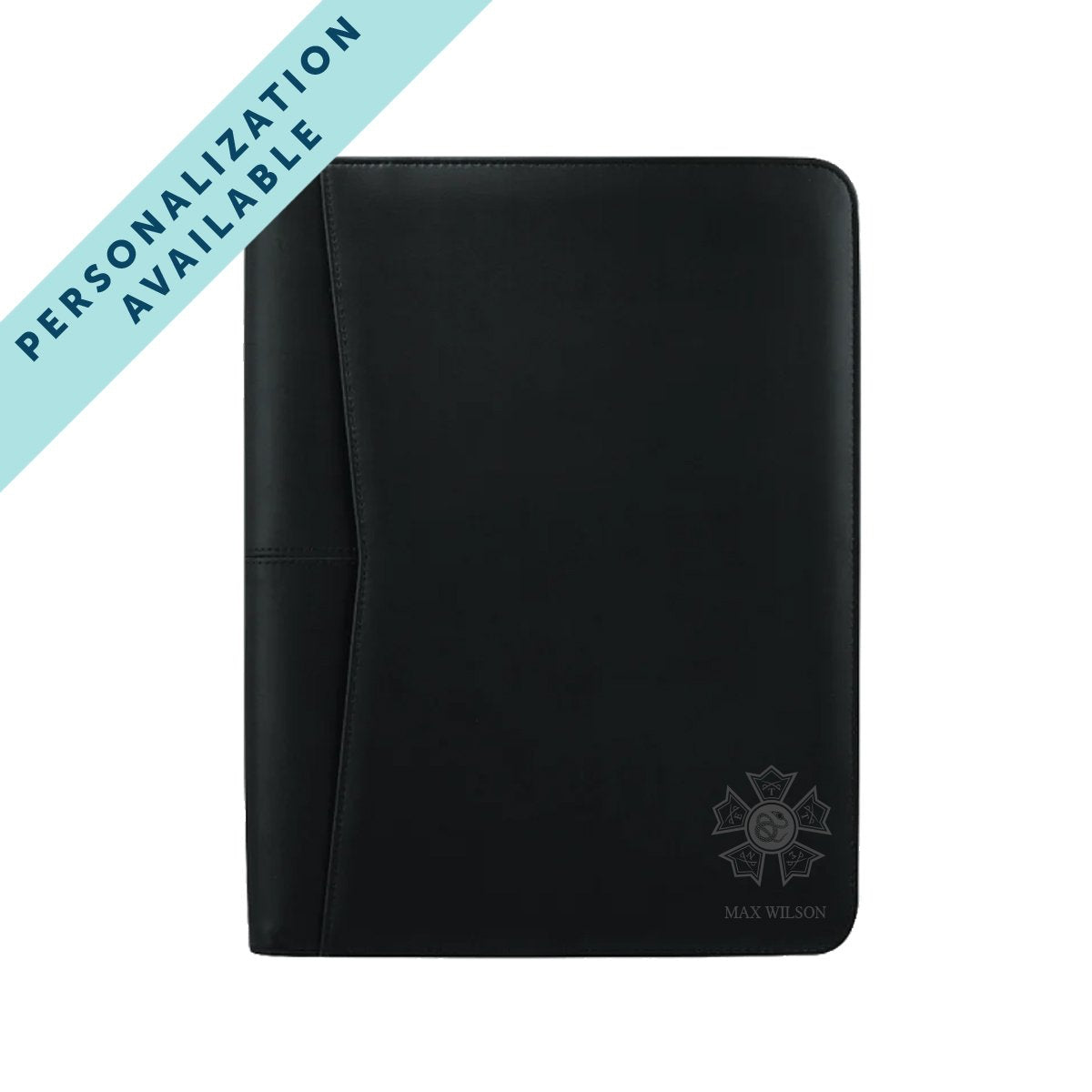 Sigma Nu Zippered Crest Padfolio | Sigma Nu | Office products > Padfolios