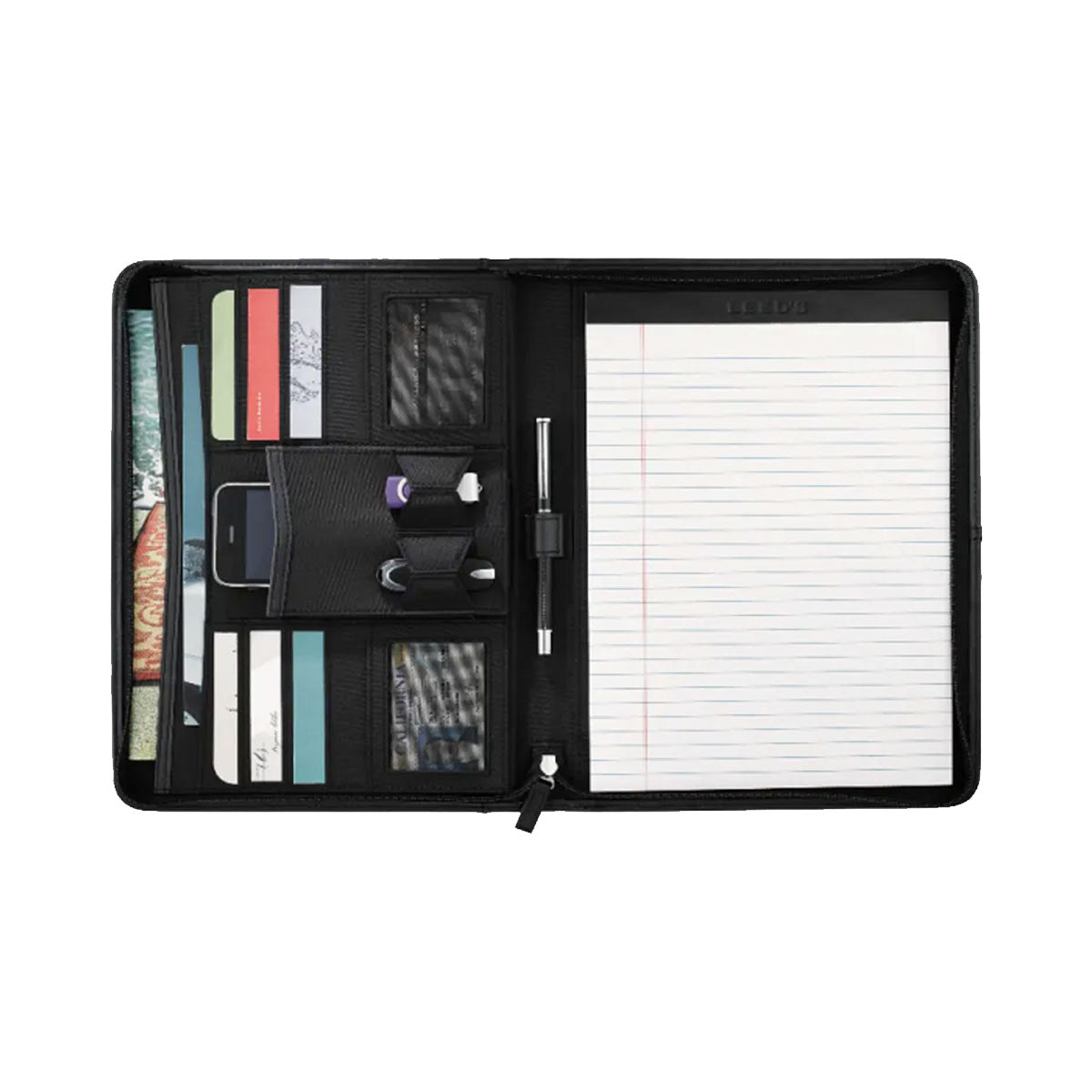 Sigma Nu Zippered Crest Padfolio | Sigma Nu | Office products > Padfolios