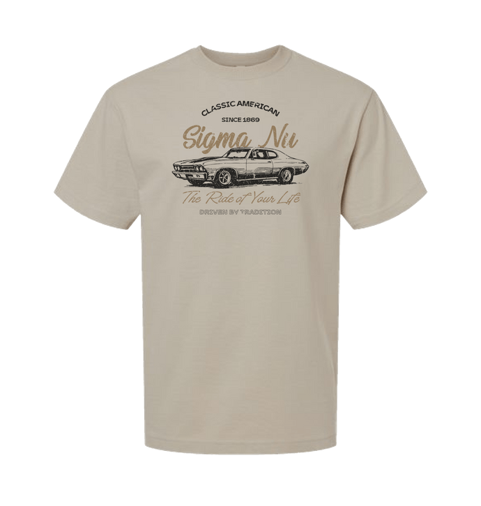 Bone Printed Premium T-Shirt Front