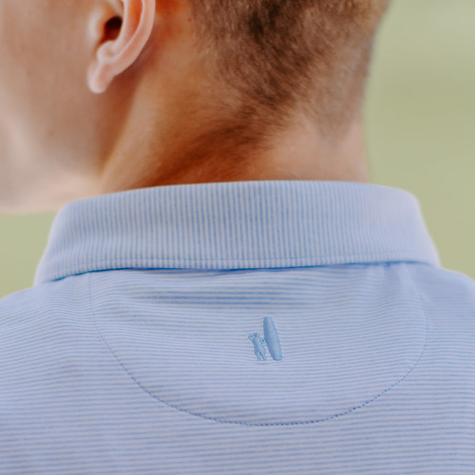 Sigma Nu Johnnie-O Striped Polo
