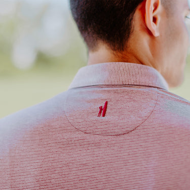 Sigma Nu Johnnie-O Striped Polo