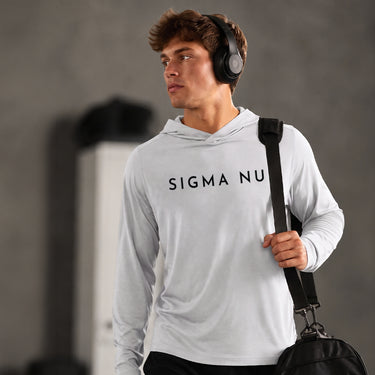 Sigma NuFraternity Cutter & Buck Lightweight Performance Hoodie.