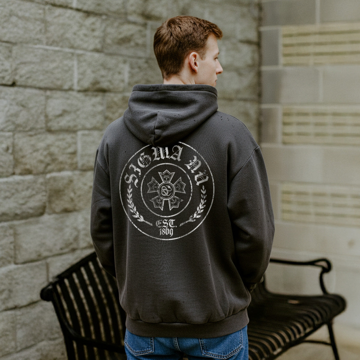 Sigma Nu Iron Brotherhood Heavyweight Hoodie