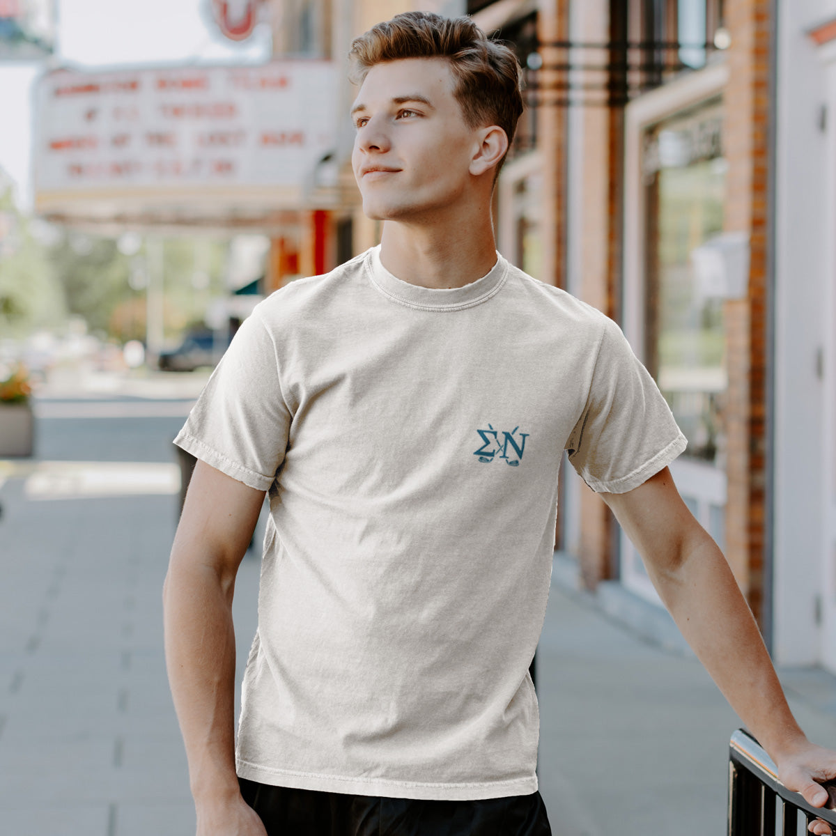 New! Sigma Nu Classic Swing Short Sleeve Tee