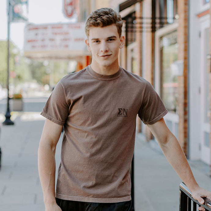 Sigma Nu Outdoor Club Short Sleeve Tee