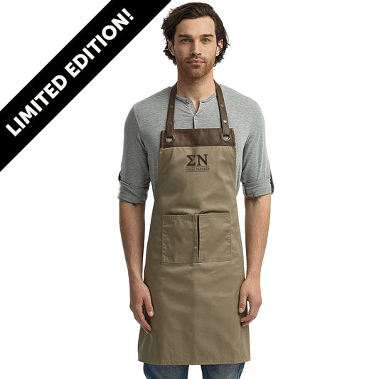 New! Sigma Nu Grill Master Embroidered Apron