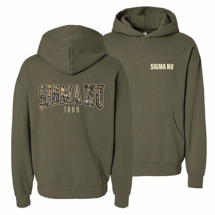 Sigma Nu Tactical Camo Hoodie
