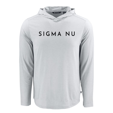 Sigma Nu Frat Cutter & Buck Lightweight Performance Hoodie.