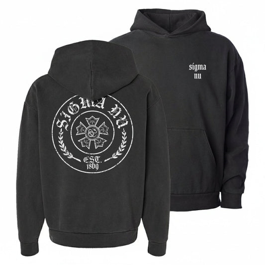 Sigma Nu Iron Brotherhood Heavyweight Hoodie