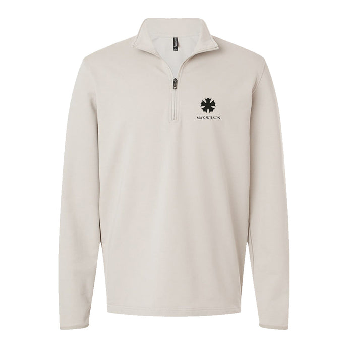New! Sigma Nu Embroidered Symbol Quarter Zip Sigma Nu