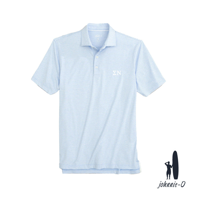 Sigma Nu Johnnie-O Striped Polo