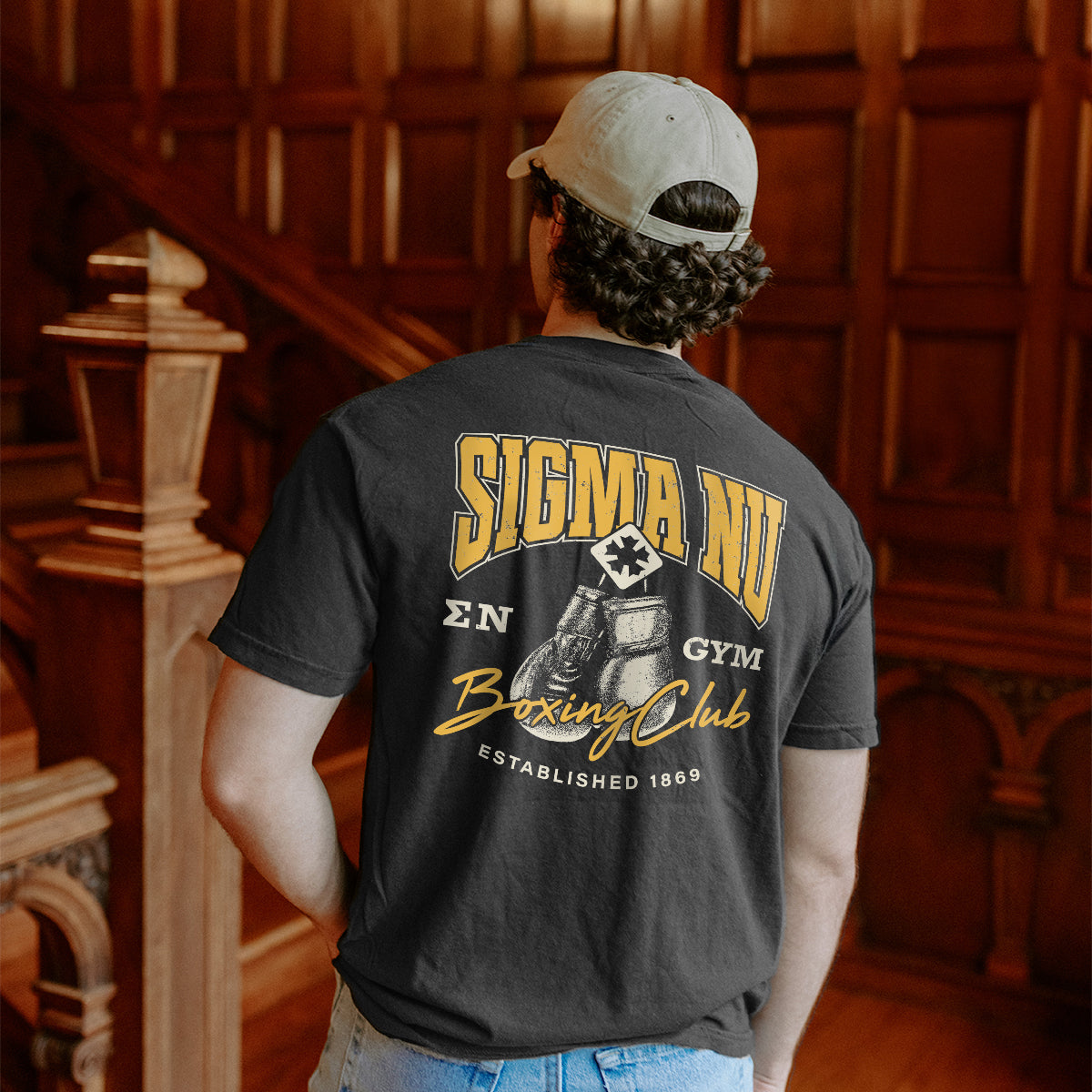New! Sigma Nu Boxing Club Short Sleeve Tee