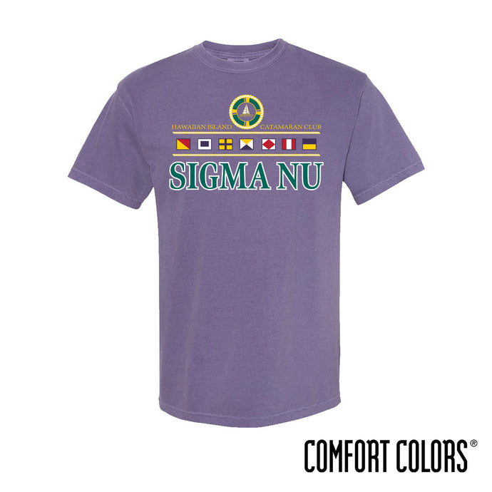 Sigma Nu Vintage Catamaran Club Short Sleeve Tee