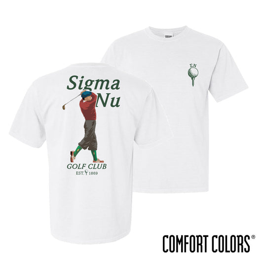 New! Sigma Nu Comfort Colors Timeless Swing Short Sleeve Tee