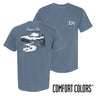 Sigma Nu fraternity t-shirt featuring an outdoor nature scene.