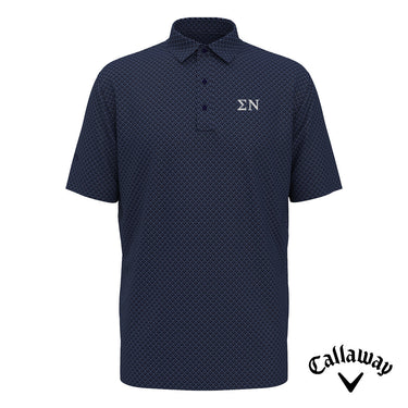 Sigma Nu Callaway Chevron Patterned Polo Sigma Nu