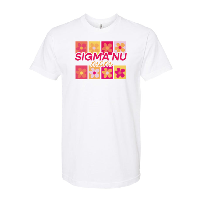 Sigma Nu Blooming Proud Mom Short Sleeve Tee