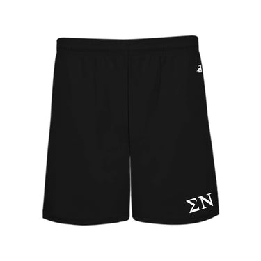 Sigma Nu 5" Black Shorts