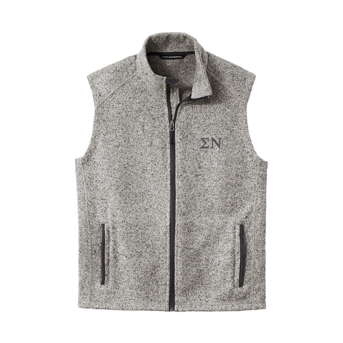 Sigma Nu Heather Grey Vest