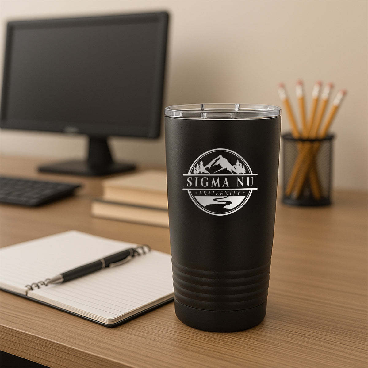 Sigma Nu  20oz Travel Coffee Tumbler